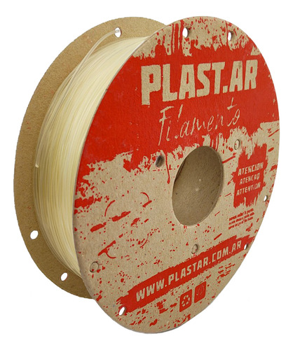 1 Kg Filamento Pla Plastar, 1.75mm, Impresora 3d, Argentino Color Natural Transparente