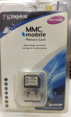 Imagen 2 de 3 de Memoria Card Mmc 512mb Kingston