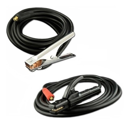 Kit De Cables Para Inversor Soldador 300amp Conectores 1/2