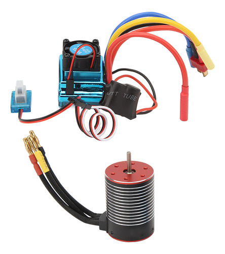 Motor Sin Escobillas 3650, 120 A, Esc, Rc Professional, Resi