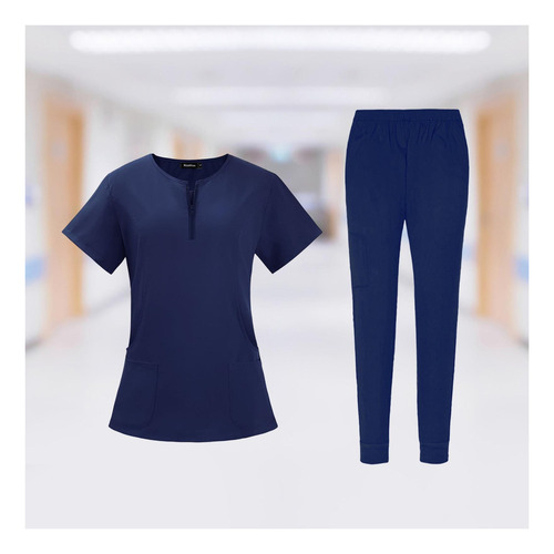 Uniforme De Enfermería Para Hombres Y Mujeres, Conjunto De