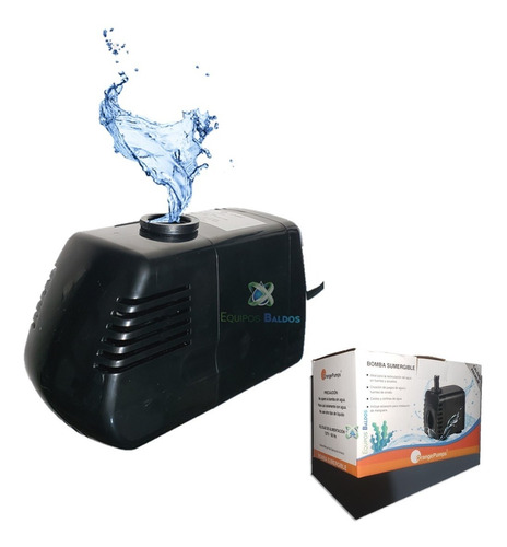 Bomba Sumergible Para Pecera Fuente Acuario 65w 2.8m 3000l/h