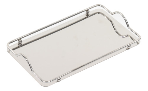 Bandeja Rectangular Grande De Acero Inoxidable Para Sala De