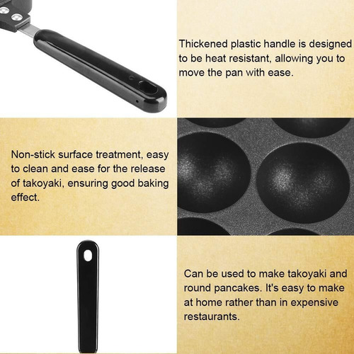 Sartén Para Parrilla Takoyaki, Molde Para Hornear Panqueques