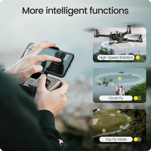 Drone Fpv Plegable Holy Stone Hs440 Con Cámara Wifi 1080p
