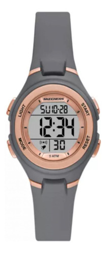 Reloj Para Mujer Skechers Woodlake Sr2136 Gris