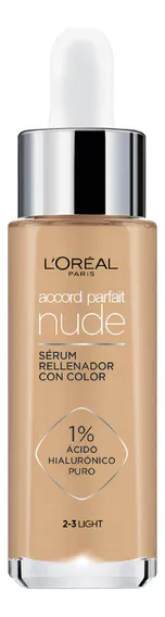 Base de maquillaje L'Oréal Paris accord parfait serum Tono 2-3 Light 30mL