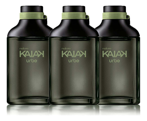 Kaiak Urbe Deo Colonia 100 Ml Para Hombre - Pack X 3