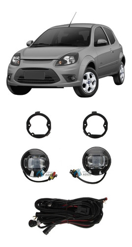 Kit Faro Auxiliar Led Drl Ford Ka 2011 2012 2013 2014 2015