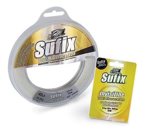 Linea Lider De Fluorocarbon 50 Lb Marca Sufix 