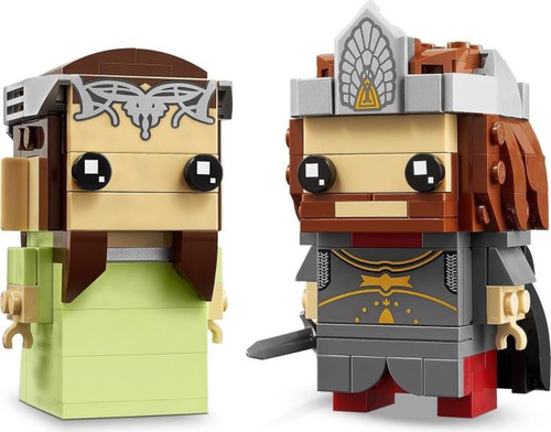 Lego Brickheadz Aragorn Y Arwen El Señor De Los Anillos