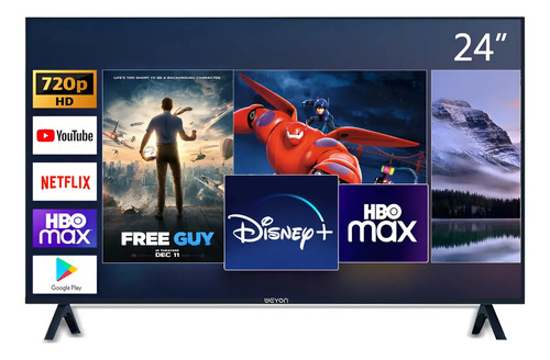 Smart Tv 24 Led Hd Weyon Android Tv Hdmi Usb Wifi 24WDSNBX
