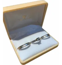 Comprar Par De Alianzas En Plata Y Oro 10 Klt. Inc Cintillo. Tuset.