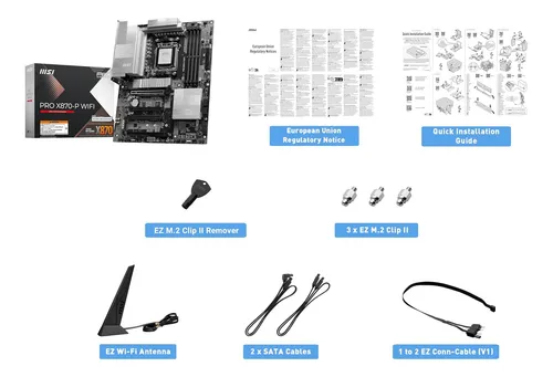Placa Base Msi Pro X870-p Wifi Serie Pro (amd Ryzen 9000...