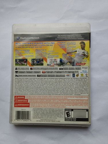 Pes 2013 Pro Evolution Soccer Playstation 3 Ps3 (Usado)