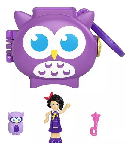 Polly Pocket Mini Estuche Pet Connects Animalitos Accesorios