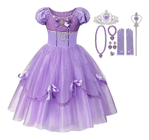 Vestido de princesa sofia mercadolibre sale