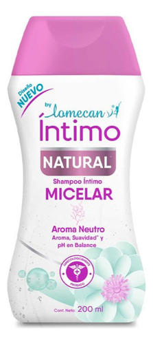 Shampoo Íntimo Lomecan V Micelar Natural 200 Ml