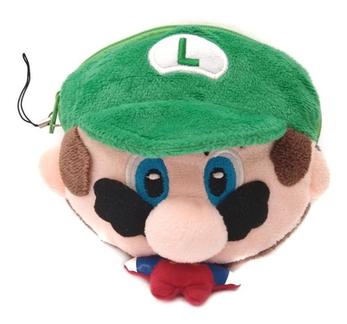 Super Mario Bros Luigi Peluche Monedero