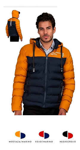 Chamarra Para Hombre Con Gorro Desmontable Original