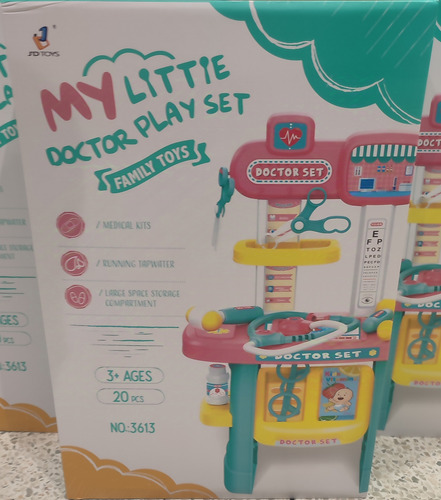 Set Juego De Doctor Medico Juguete 20 Piezas Dj Toys