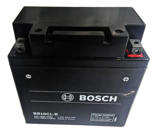 Bateria Moto Gel 12v 19a 240cca Bosch 0092m67004
