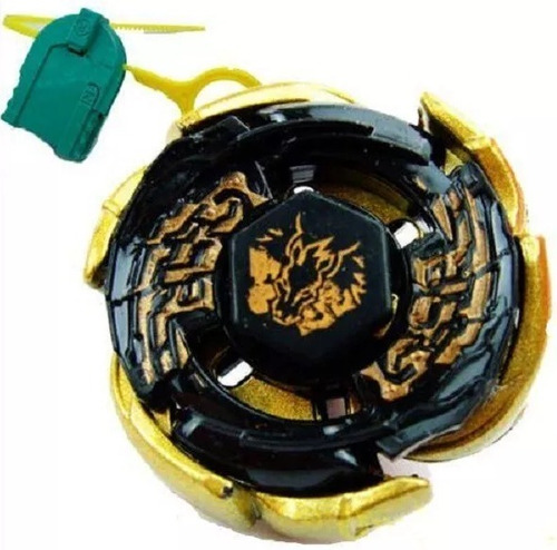 Beyblade Pegasus Dourado Metal + Lançador 2 Pontas Completo