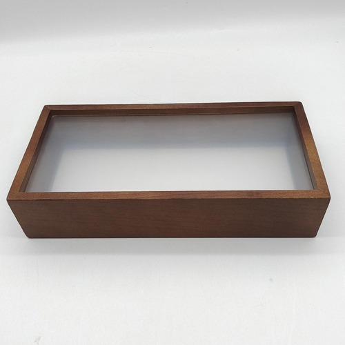 - Para Caja De Sombra, Marco De Fotos, Soporte Color Madera
