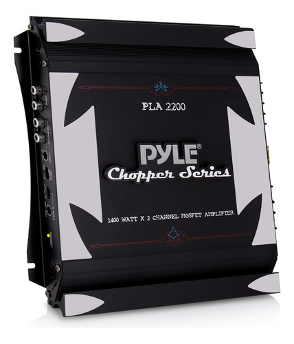 Amplificador Pla2200 Pyle 1400w, Rca, Estéreo, De 2 Canales