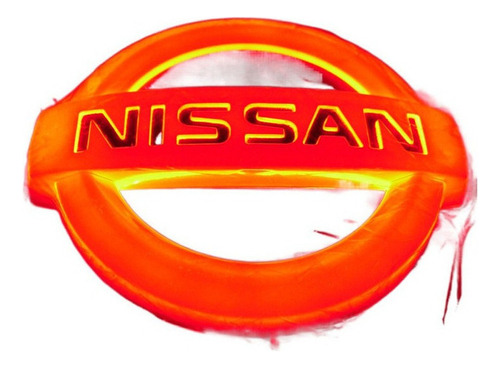 Adecuado For Nissan 4d Led Logo Luz Blanca 11.7 * 10 Cm V 1