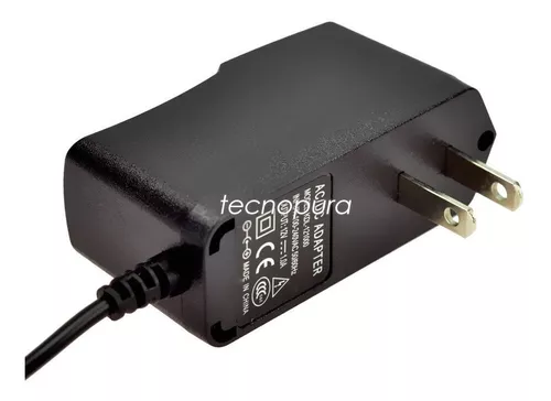 Fuente de voltaje / Adaptador de corriente 12V 1A - Conector jack 5.5mm -  Tecnopura