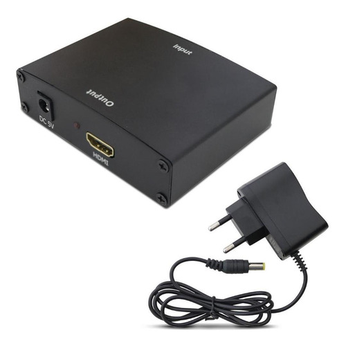 Conversor Adaptador Vga Rca Para Hdmi Full Hd Bivolt Led