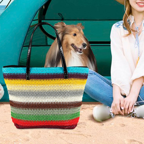 Bolso De Mano De Playa Bolso De Hombro Grande De Moda Para