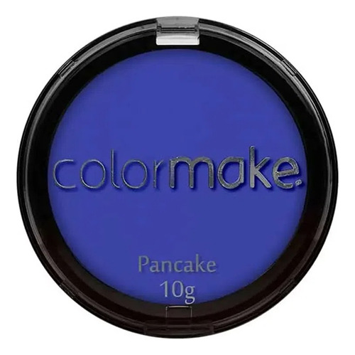 Pancake Colormake 10grs Várias Cores Maquiagem Artistica Tom Azul