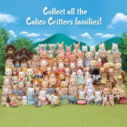 Toy Calico Critters Cuddle Bear Family Con 4 Muñecas De Más