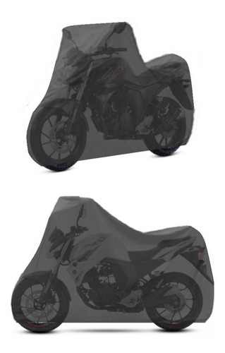 Imagen 4 de 10 de Funda Cubre Moto Yamaha Xtz Fz Ybr Tenere Ttr Mt 03 06 09
