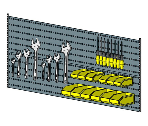 Panel Perforado Porta Herramientas 1,5mtsx63cm - Fbla01506