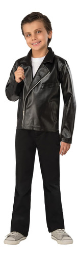 Rubies Boys Grease Jacket Disfraz, Mediano, Negro, T-birds