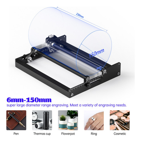 Impressora Gravadora Rápido Corte Cnc Laser S30 22w E Rolo