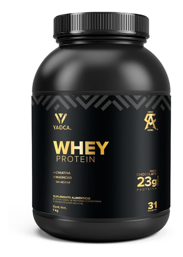 Suplemento En Polvo Yaoca Whey Protein + Creatina + Mg 1 Kg