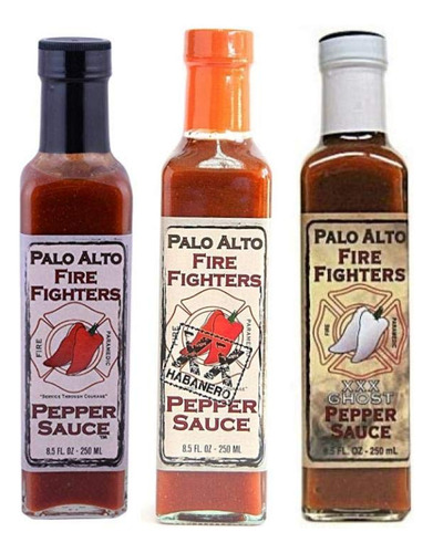 Palo Alto Firefighters - Salsa De Pimienta, 28,3 Ml, Varieda