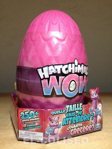Hatchimals Wow Huevo Interactivo 250 Sonidos Llama Llalacorn