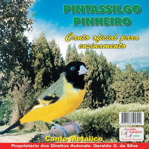 Cd Canto De Pássaros Pintassilgo Pinheiro Canto Oficial