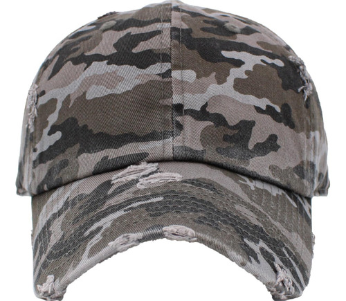 Kbethos Kbe-vintage Blk-cam Gorra De Béisbol De Algodón Lava