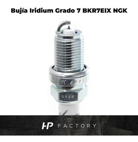Imagen 6 de 10 de Bujía Iridium Grado 7 Bkr7eix Ngk X 4 Unidades