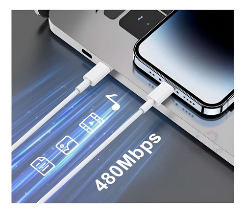 Carregador 20w Turbo Para iPhone 8 X XR 11 12 13 14 Pro Max Fonte Usb C Cor Branco