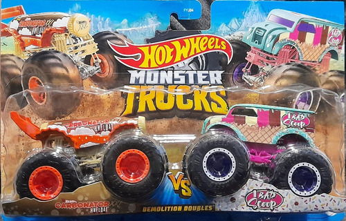 Hot Wheels Monster Truck - Carbonator Vs 1 Bad Scoop - 1/64