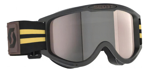 Óculos Scott 89x Era - Black/beige - Silver Chrome Works + Cor Da Armação Preto Cor Da Lente Preto/bege