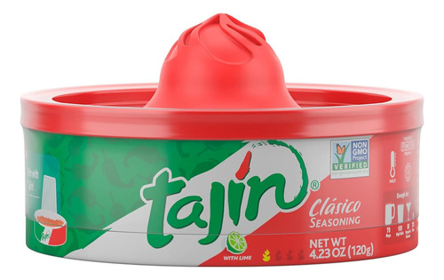 Tajin Clasico Chile Limon Condimento Rimmer 120 Gramos