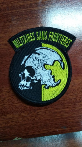 Parche Bordado Militaires Sans Frontieres Metal Gear 